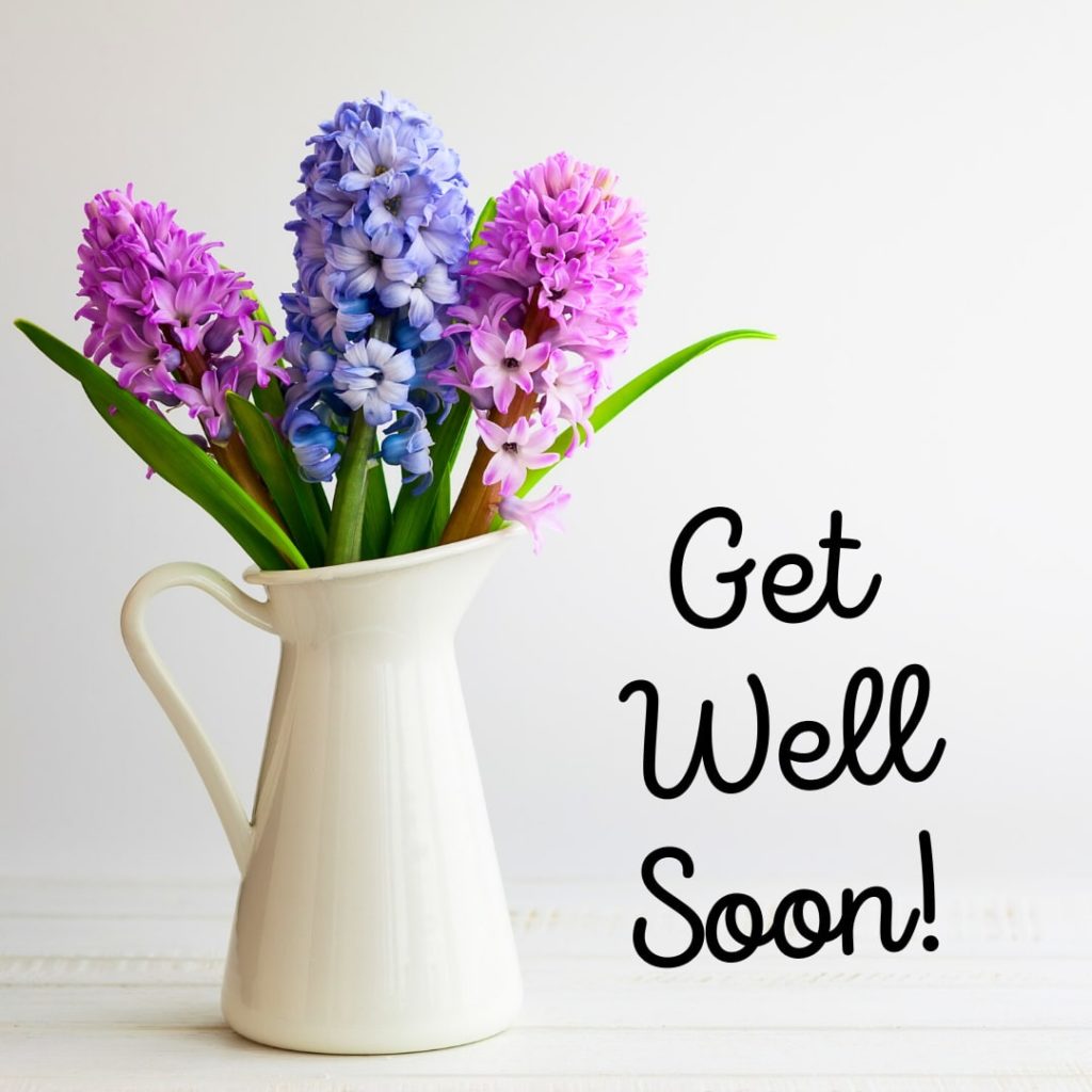 Get Well Soon with flowers